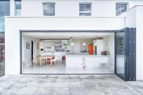 Indooroutdoor kitchen in england